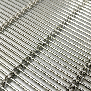 Metall dekorative Draht geflecht Edelstahl glatt gewebte Draht geflecht Sieb Trennwand Dekoration Mesh mit kunden spezifischer Leistung - Product Image 3