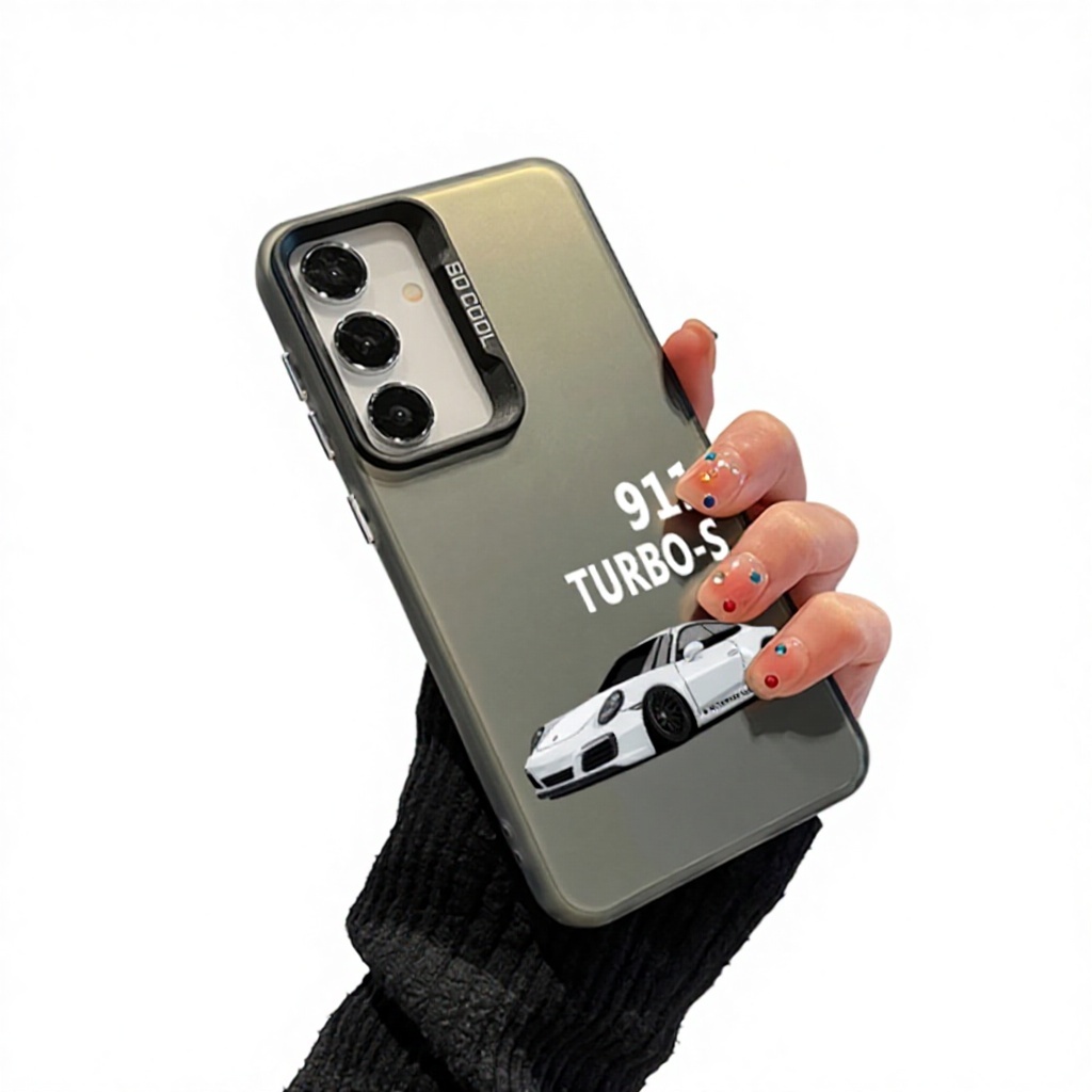 Étui laser voiture de sport anime s255p5 gris