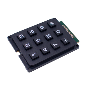 Il modulo per tastiera 3x4 Matrix per tastiera utilizza la chiave PIC AVR timbro Sml 3*4 tasti in plastica - Product Image 4