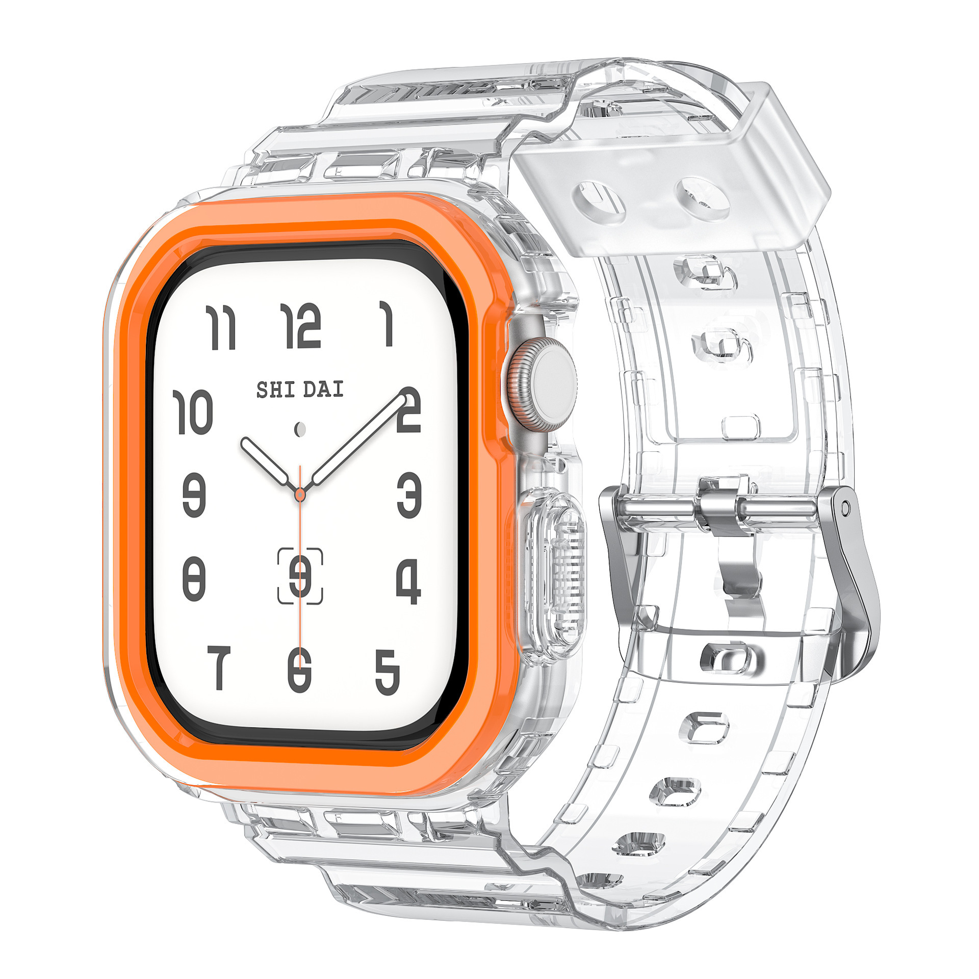 Transparent + orange Cadre