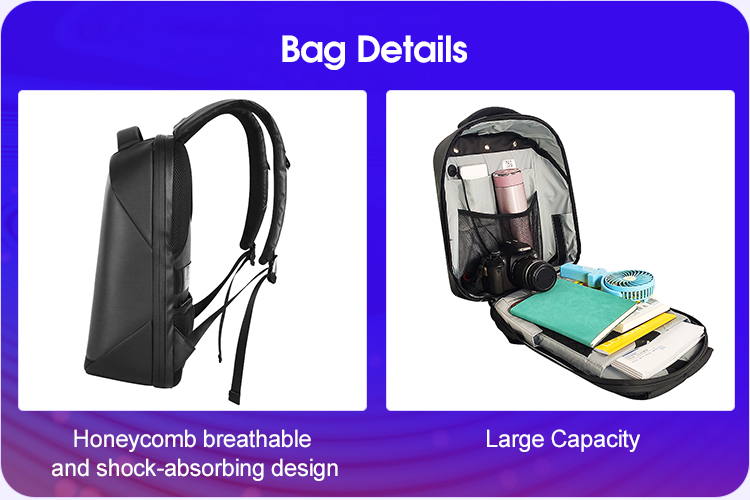 LED Backpack APP Control with Micro LED Screen Display
