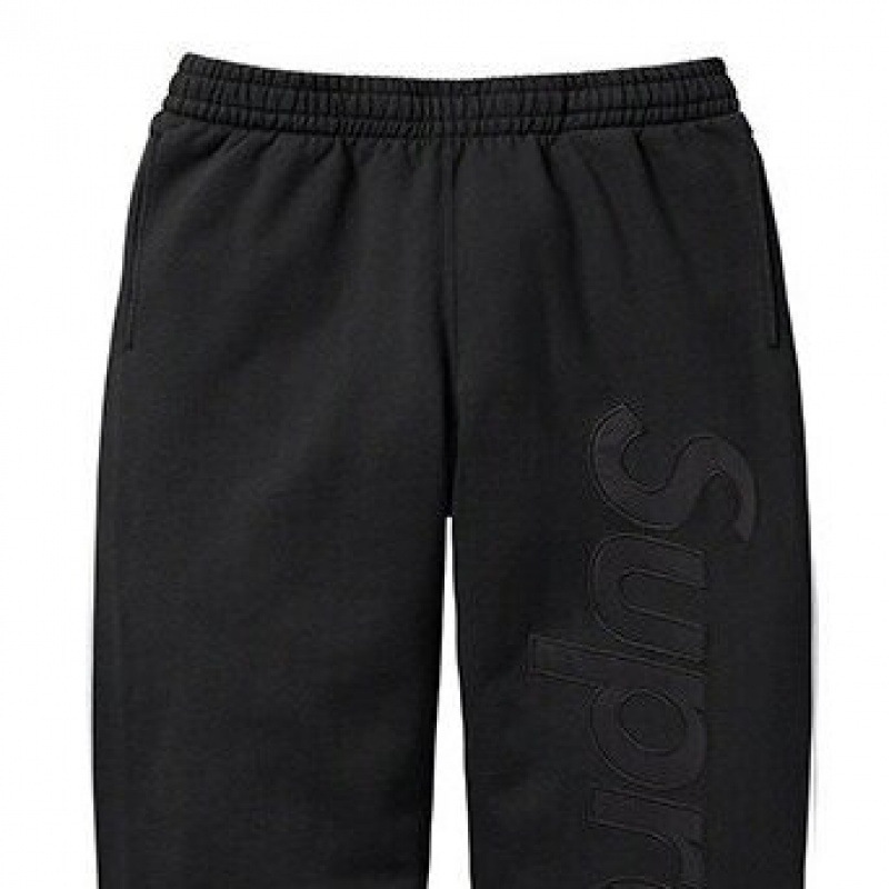 Pantalon noir E559 avec lettrage noir - Grandes lettres