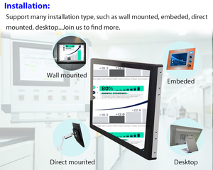 Open Frame 15 21.5 pollici impermeabile industriale portatile Touch Screen Monitor Touch Monitor Touch LCD chiosco Monitor Monitor Touch Screen - Product Image 3