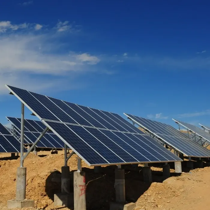 Fabbrica più recente staffa di montaggio a terra per impianto di energia solare pannello montaggio a terra con spedizioni veloci