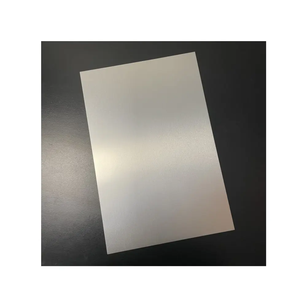 Werkspreise silber glänzendes Aluminiumblech 20 × 30 cm Sublimations-Wärmeübertragung-Rückstände