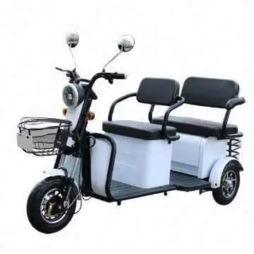 Vespa Triciclo Motorizzato per Adulti Adulto Triciclo A Buon Mercato 500W 3 Ruote Scooter Elettrico