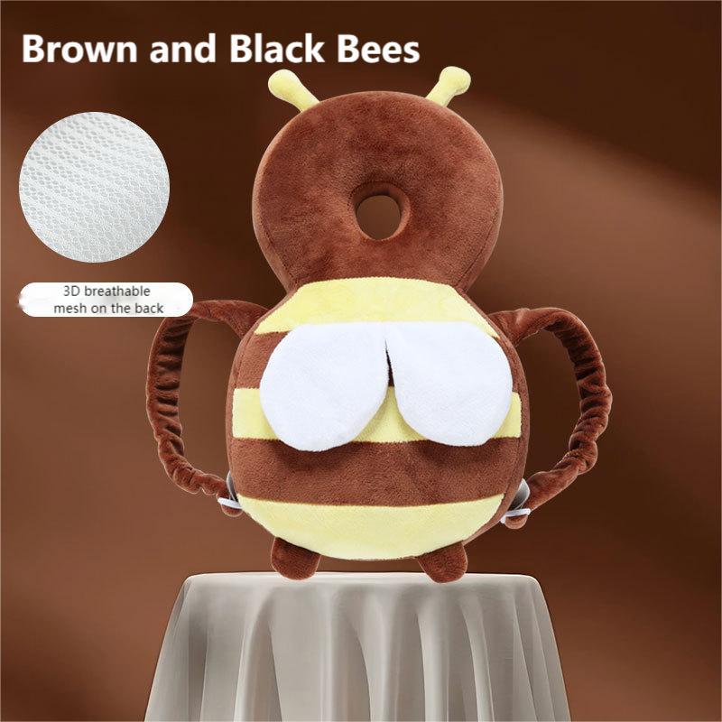 3d half net brown black-bee-horizontal back breathable