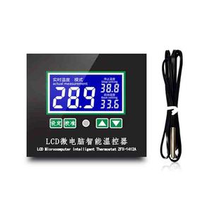 Controlador de temperatura inteligente W1412A Controlador de temperatura de pantalla digital de alta potencia Autoconmutación en frío y caliente 16A - Product Image 1