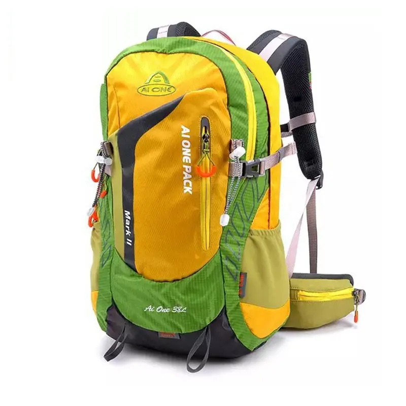 Outdoor Adventure Cycling Mountain Shoulder zaini borsa 38L zaino da trekking da viaggio sportivo impermeabile Daypack