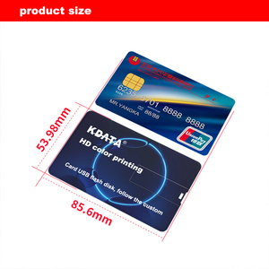 価格薄型スリム32Gb50Gb64GbクレジットSdカード形状ペンドライブ訪問IDAtmカードタイプUSB4.0ペンドライブフラッシュディスクフラッシュドライブ - Product Image 2