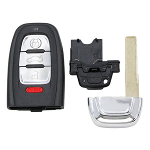 3ปุ่ม4ปุ่มเปลี่ยนสมาร์ทเคสเชลล์ Fob สำหรับ Audi A3 A4 A5 A6 Q5 Q8 S4 S5 - Product Image 3