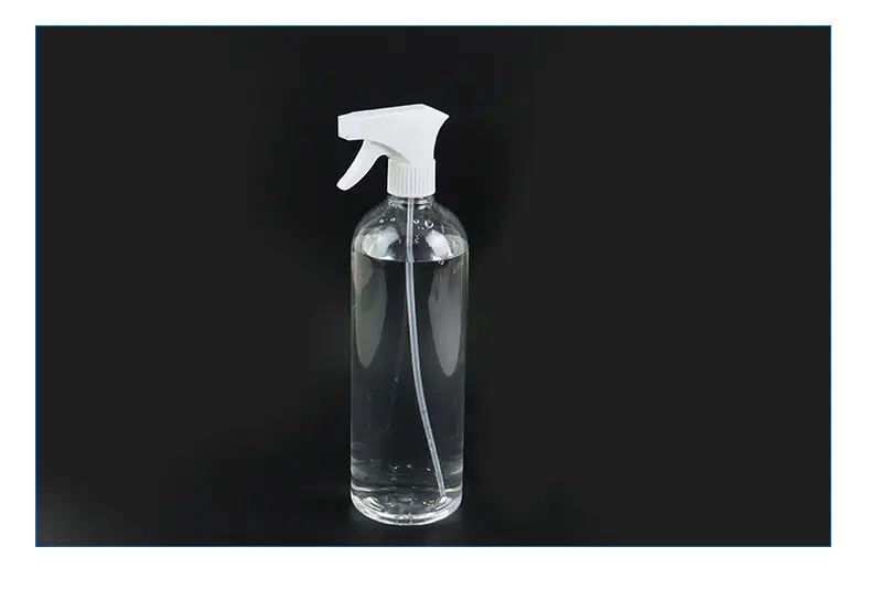 Os fabricantes fornecem garrafas plásticas tipo prensa para pistola de pulverização, botão manual, garrafas dispensadoras de cosméticos