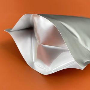 Aperatif gümüş alüminyum folyo mührü için Zip kilidi ile PE ayakta duran torba torba kılıfı - Product Image 6