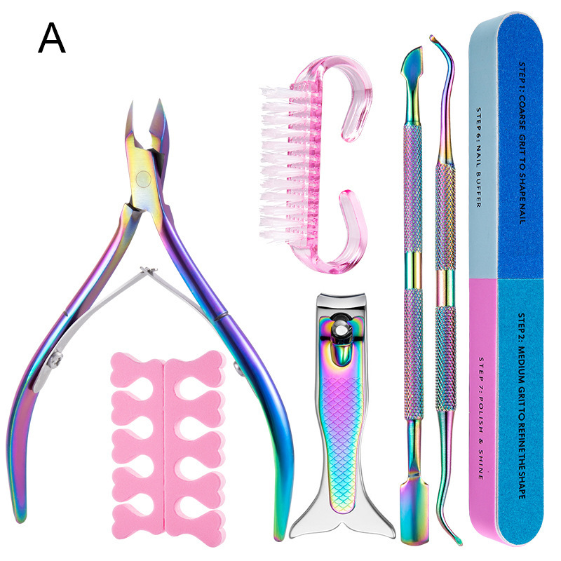 Set da 8 pezzi colore titanio a 90g