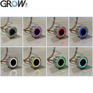 R503-5V RGB LED DC5V UART interfaccia MX1.25-6pin impermeabile capacitivo sensore di impronte digitali modulo Scanner per Arduino Android