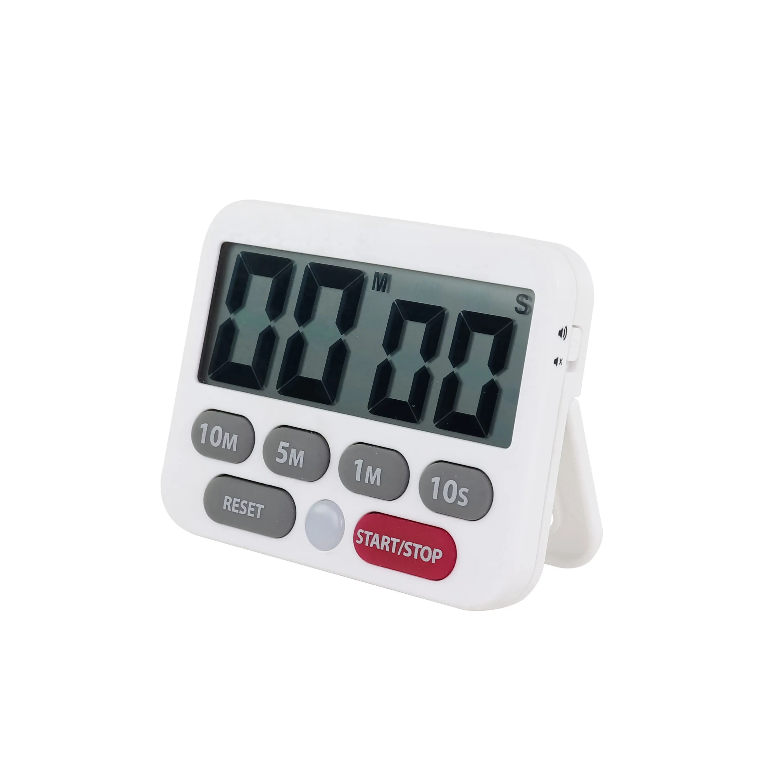 Temporizador digital para cocina, alarma electrónica con función de reloj fuerte, temporizador, Color azul