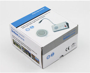 Sistema de intercomunicación de doble vía ZHUDELE para mostrador, intercomunicador de tienda pública, interfono de Audio, altavoz antiinterferencias