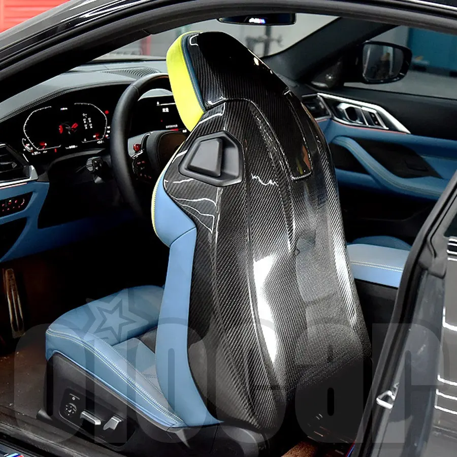 विभिन्न अच्छी गुणवत्ता सूखी कार्बन फाइबर सामने की सीट वापस कवर वापस खोल के लिए बी. एम. G8x M3 M4