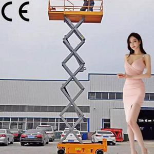 Platform<br/>boom <strong>Hidraulico</strong> Lift<br/>double Tiltable Lift<br/>scissor Platform<br/>hydraulic 2020<br/>pedestrian 68101214m Sales Scissors Lift