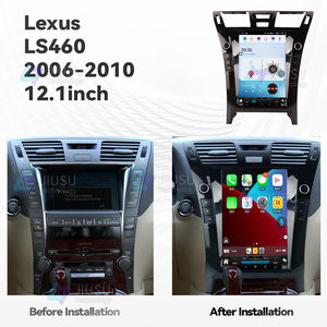 雷克萨斯LS460 2006-2010的12英寸垂直触摸屏安卓汽车收音机全球定位系统导航DVD播放器立体声多媒体音频系统 - Product Image 2