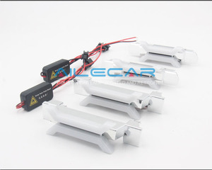 AILECAR LED X konsept far DRL X şekli LED melek göz mavi beyaz sarı kırmızı dört renk için opsiyonel - Product Image 3