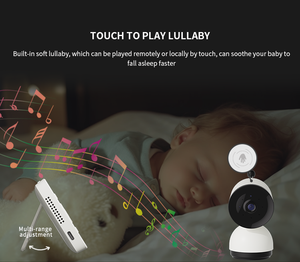 Rsmart 2MP WiFi หน้าจอ5นิ้วเสียงและการตรวจจับการเคลื่อนไหวฐานชาร์จฐานระบบสัมผัสเพื่อเล่นกล่อมเด็กกล้องพี่เลี้ยง - Product Image 5