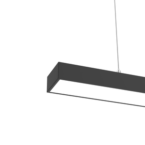 Aluminum PC Customized High Quality Modern Ceiling Lighting System <strong>120cm</strong> Surface Mounted Hanging <strong>Led</strong> Linear Pendant Light - Product Image 1
