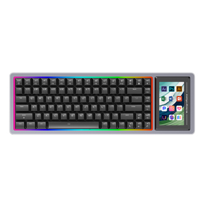 Teclado mecánico programable con pantalla Inalámbrico RGB Computadora 87 Teclas Teclado mecánico de perfil bajo con Streamdeck - Product Image 1