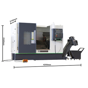 Precio de fábrica TK56 Máquina automática de rosca de tubería de 4 pulgadas Nueva condición CNC Roscado de tubería Torno Centro de torneado de servicio medio - Product Image 2