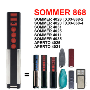 SOMMER 868 MHz <strong>Rolling</strong> <strong>Code</strong> Garage Remote Control APERTO TX02-868-2 4025 TX03-868-4 4020 4021 4026 Wireless RF Communication - Product Image 3