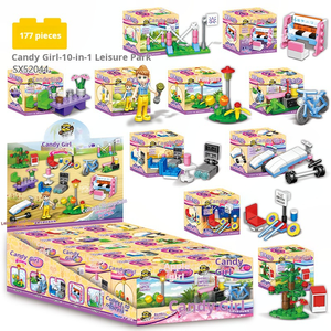 十盒小学教室奖励小礼品批发小颗粒拼装积木玩具礼品 - Product Image 5