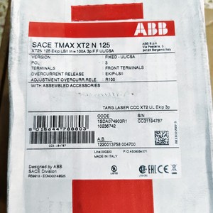 LS/I 3P F endüstriyel kontrol ve SACE TMAX XT2N 125 100A 3P UL/CSA onaylı PLC programlama modülü - Product Image 4