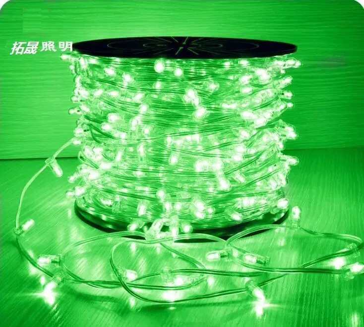 Topsung diwaliライト卸売100m luces navideas 12v guirlande lumineuse led 1000クリスマスライト