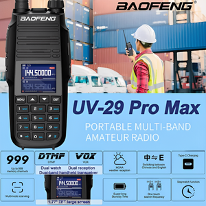 Baofeng New UV-29L Walkie Talkie Long Range 10W Handheld <strong>Radio</strong> Frequency Type-C Charging Voki Toki UV29 2 Way <strong>Intercom</strong> <strong>System</strong> - Product Image 5