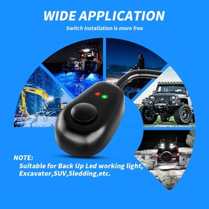 DXZ genel motorlar kordon yuvarlak anahtarı açık/açık/kapalı konektör düğmesi anahtarı gidon ön far sis lambası kontrol anahtarı DC12V - Product Image 6