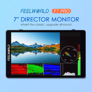 צג מצלמה FEELWORLD F7 Pro בגודל 7 אינץ' לדי렉טורים, ערכת חיצונית F970, התקנה מרובה, שירות OEM, סיטונאי - Product Image 2