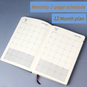 2026 Tiếng Anh chương trình nghị sự 365 ngày Nhật Ký biểu tượng tùy chỉnh in ấn A5 mềm PU da máy tính xách tay Nhật ký kinh doanh Văn Phòng TrườNg kế hoạch - Product Image 4