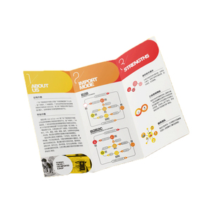 工厂价格便宜定制印刷广告宣传册设计传单纸传单印刷小册子 - Product Image 6