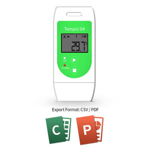 Registrador de cadena de frío Registrador de datos de temperatura Usb TempU04 Registrador DE DATOS multiusos Monitoreo de temperatura - Product Image 6