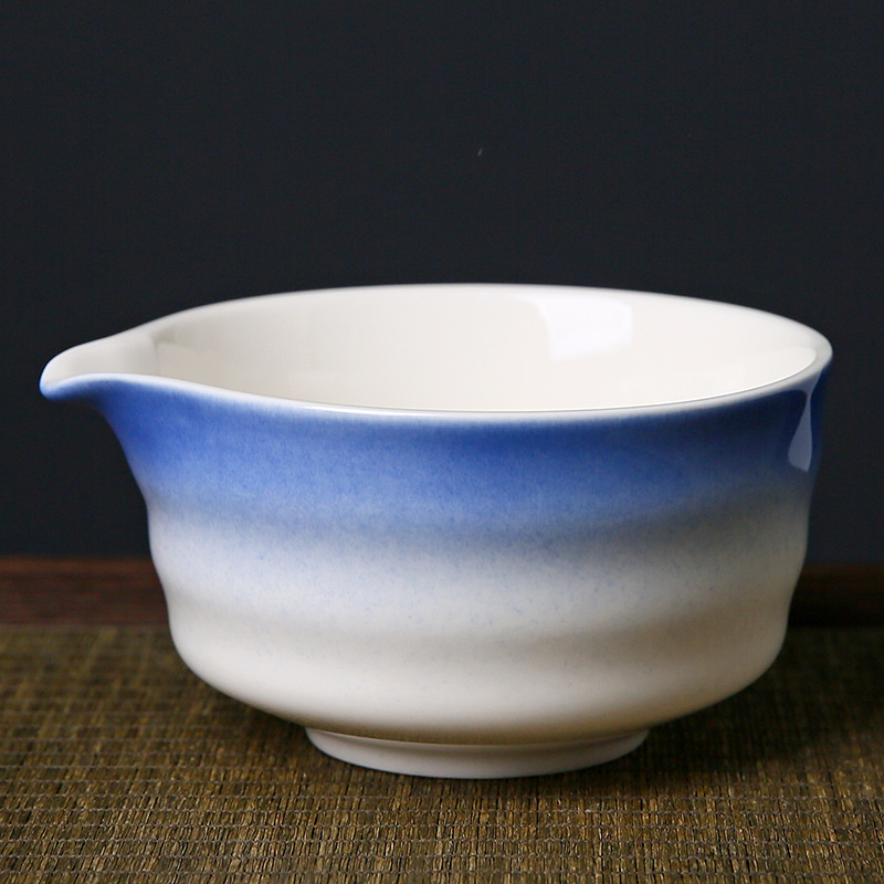 blue and white