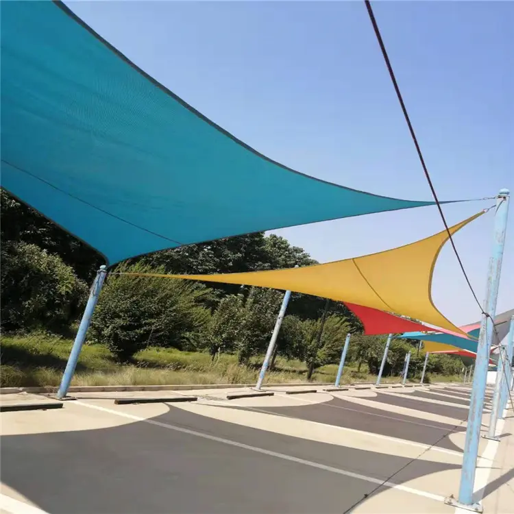 Retângulo Sun Shade Sail UV Block Canopy para Pátio Backyard Lawn Garden Outdoor Activities