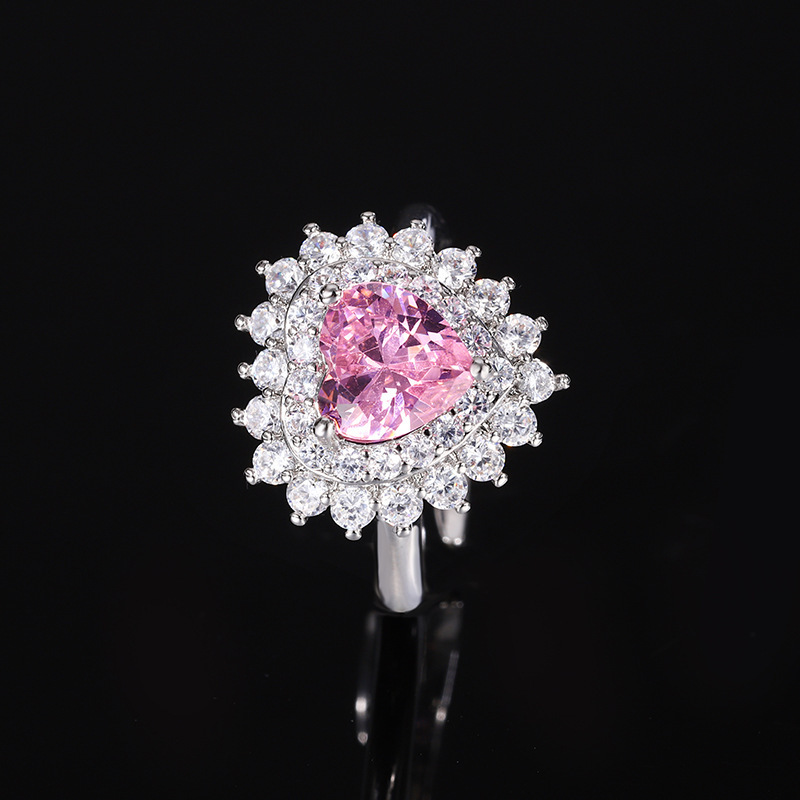 Pink diamond ring