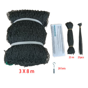 Durable UV Resistant Cat Balcony Net Wire Reinforced <strong>Mesh</strong> in Polyester Customizable Cutting &amp; Moulding Services