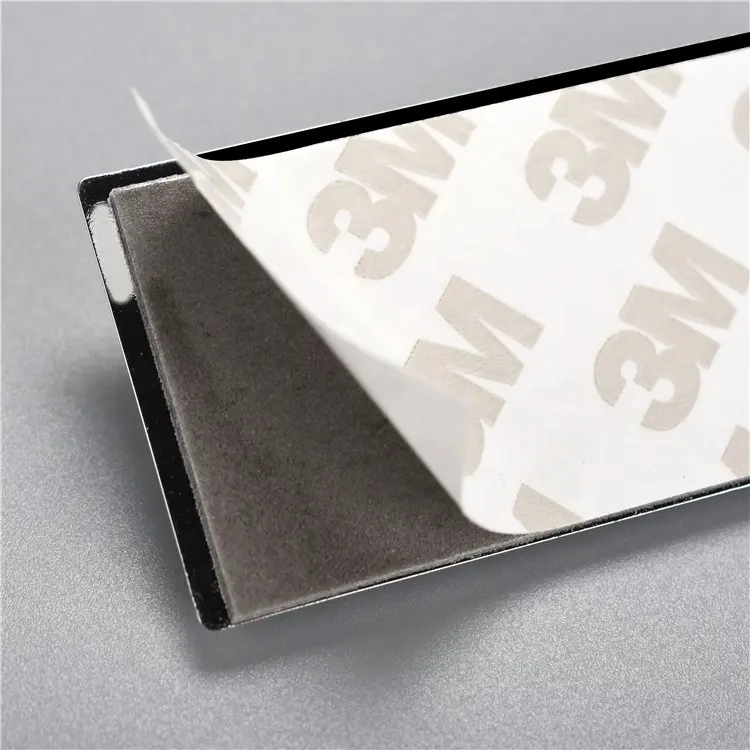 Aluminum cheap diamond cut customized Metal Label luxury customized personal brand logo