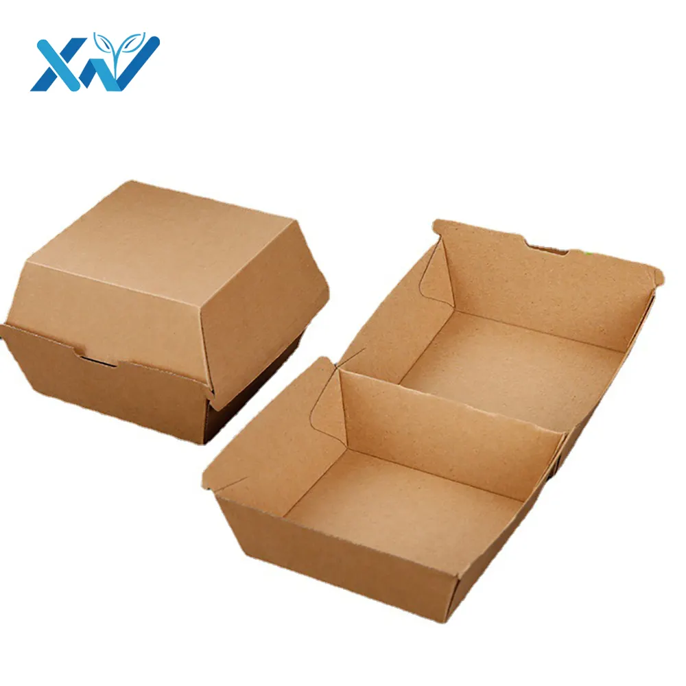 カスタマイズされた容器チキンボックス使い捨てフレンチフライチップ紙箱ファーストフード包装リサイクル可能な材料