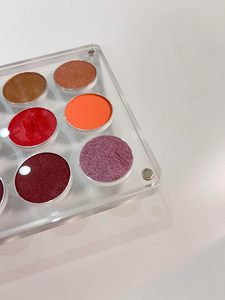 New EMPTY Magnetic <strong>Eyeshadow</strong> <strong>Palette</strong> DIY Acrylic All Transparent Elegant Eye Shadow Makeup <strong>Palette</strong> 26mm*15 Holes - Product Image 5