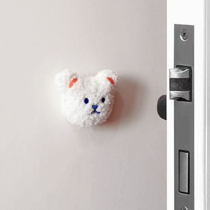 Autocollant anti-collision pour porte arrière - Ours blanc