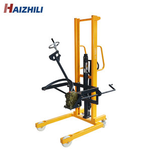 Equipo de manipulación de materiales HaizhiLi, apilador elevador de tambor de aceite directo de fábrica con capacidad de carga de 350kg, portador de tambor con aro - Product Image 2
