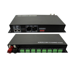 DC12-24V переключатель управления светом Dmx декодер 24 канала RGB контроллер рекордер DMX512 24CH передатчик для сценового освещения - Product Image 1