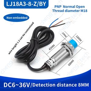 Für den induktiven Näherung sensor M18 LJ18A3-8 Normal Open Three Wire 24V Target Audience für normale offene Z/BY-Anwendungen - Product Image 6